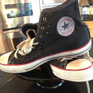 Converse Chuck Taylor high tops canvas spikes